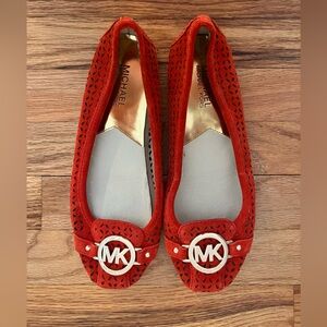Michael Kors Perforated Suede Flat
